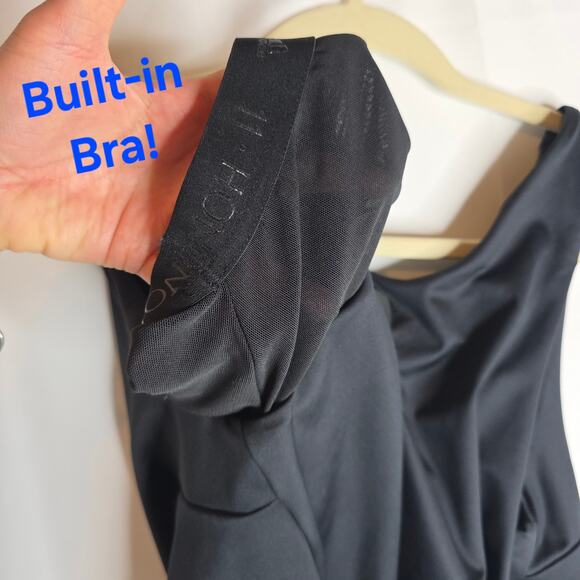 Adidas 11 Honore 1X Black Tank top Built in Non padded Bra. Wide Strap. Actives - Picture 10 of 12